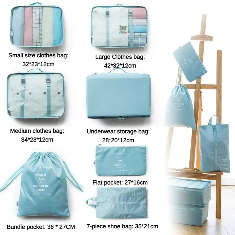 Set de 7 Organisateurs de voyage